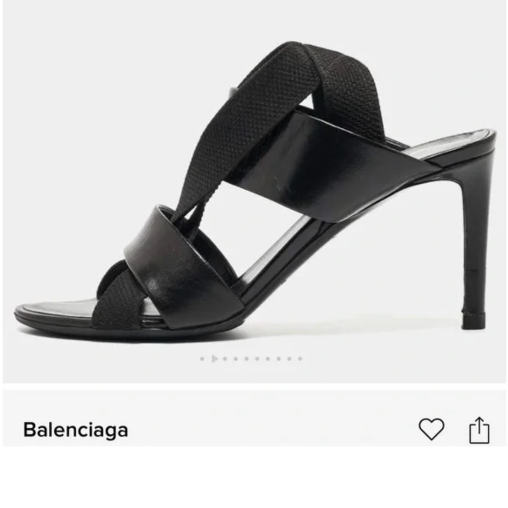 Balenciaga Chevreau Slingback Heels - Picture 8 of 9